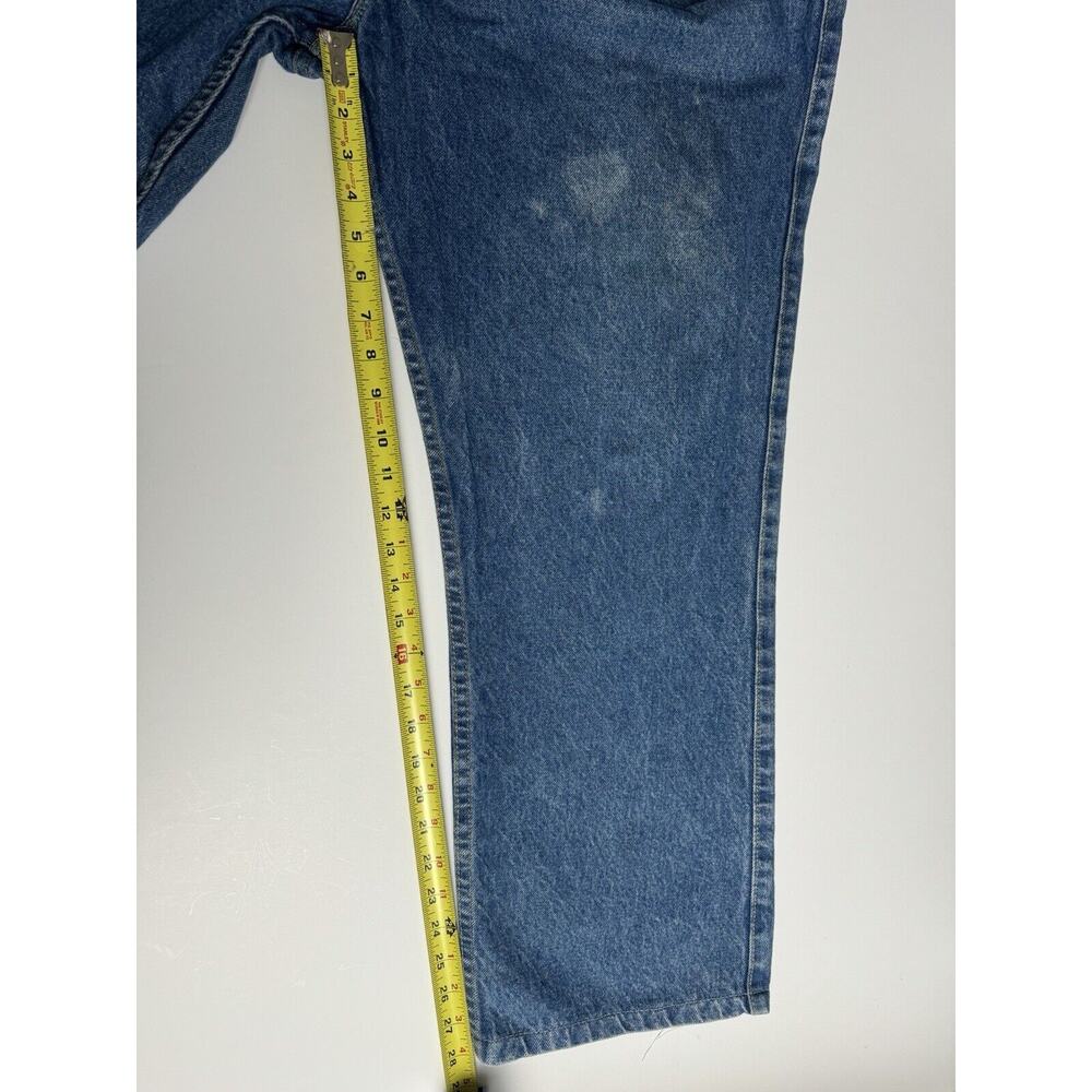 Vintage Levis 549 Jeans Men’s 52x28 Leather Tab Blue Denim 80s 1986 - Picture 10 of 13